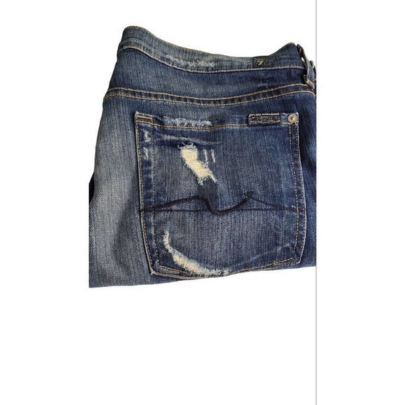 7 for all ManKind Cropped Josefina Size 31 - Picture 6 of 6